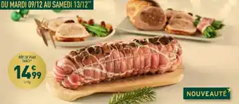 Grand Frais Roti de veau farci offre