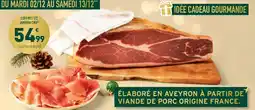 Grand Frais Coffret 1/2 jambon cru offre