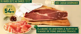 Grand Frais Coffret 1/2 jambon cru offre