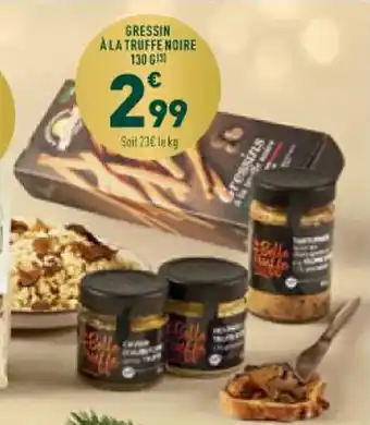 Grand Frais Gressin à la truffe noire offre