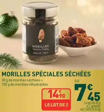 Grand Frais Morilles spéciales séchées offre