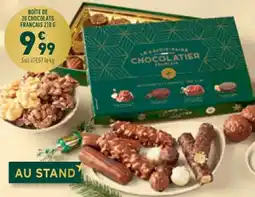 Grand Frais Boite de 20 chocolats français offre