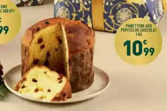 Grand Frais Panettone aux pepites de chocolat offre