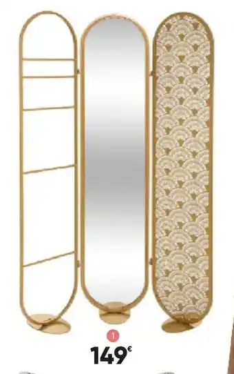 Bricorama Miroir sur pied leone offre