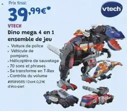 Costco Vtech dino mega 4 en 1 ensemble de jeu offre