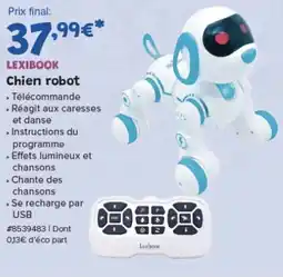 Costco Lexibook chien robot offre