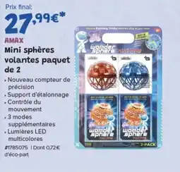 Costco Amax mini sphères volantes paquet de 2 offre