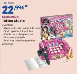 Costco Clementoni tattoo studio offre
