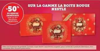 U Express Sur la gamme la boite rouge nestle offre
