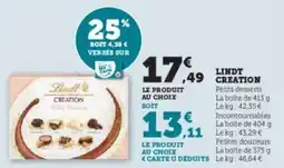 U Express Lindt creation offre
