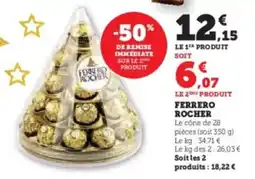 U Express Ferrero rocher offre