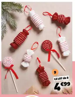 Gifi 8 décorations à suspendre offre