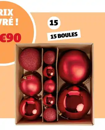 Gifi Pack 15 boules offre