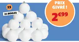 Gifi 24 boules à suspendre offre