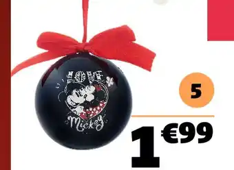 Gifi Disney boule de noël offre