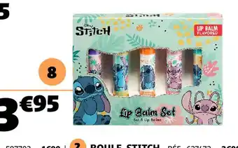 Gifi Disney 5 baumes à lèvres offre