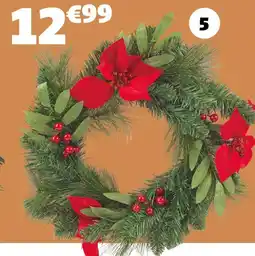 Gifi Couronne poinsettia offre