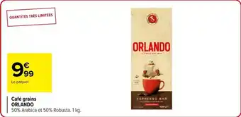 Carrefour Orlando - cafe grains offre
