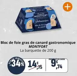 Coccinelle Express Canard - bloc de foie gras de gastronomique offre