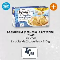 Coccinelle Express Tipiak - coquilles st jacques à la bretonne offre
