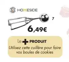 Utilisez cette cuillère pour faire vos boules de cookies
