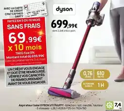 Darty Dyson - avec la carte de crédit c'pay affinéo offre