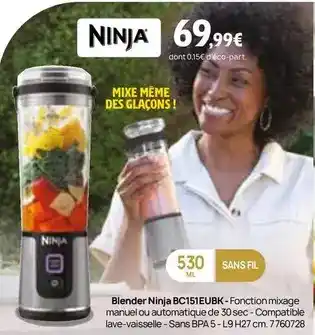 Darty Ninja - blendender bc15lbubk offre