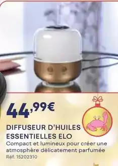 Darty Diffuseur d'huiles essentielles elo offre
