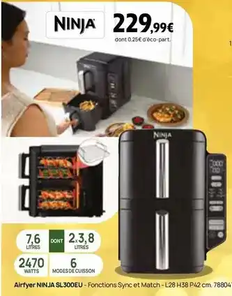 Darty Ninja - airfryer offre