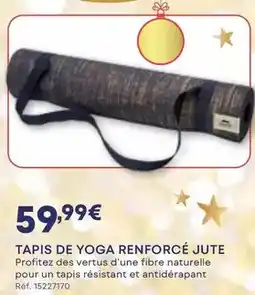Darty Tapis de yoga renforcé jute offre