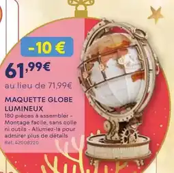 Darty Facile - maquette globe lumineux offre