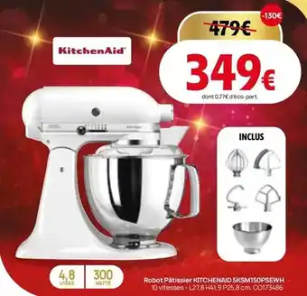 Kitchenaid - robot pâtissier 5ksm150psewh