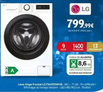 Darty Lg - tourrimine offre