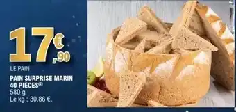 E.Leclerc Pain surprise marin 40 pieces offre