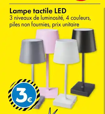 TEDi Lampe tactile LED offre