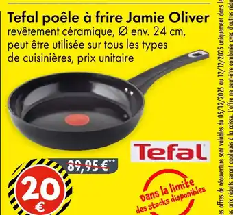 TEDi TEFAL poêle à frire Jamie Oliver offre