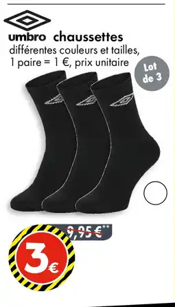 TEDi UMBRO Chaussettes offre