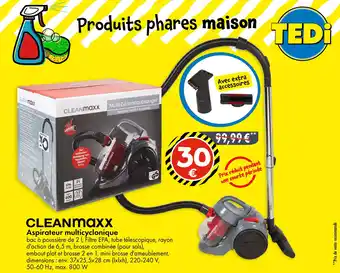 TEDi CLEANMAXX Aspirateur multicyclonique offre