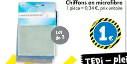 TEDi Chiffons en microfibre offre