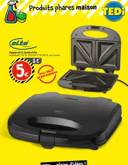 TEDi ELTA Appareil à sandwichs offre