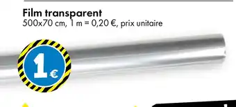 TEDi Film transparent offre