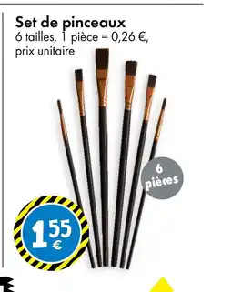 TEDi Set de pinceaux offre