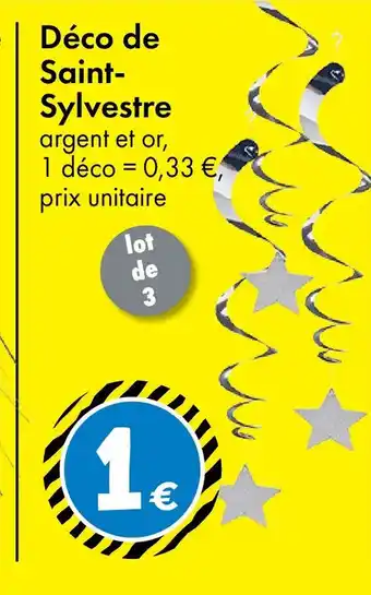 TEDi Déco de Saint-Sylvestre offre