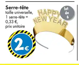 TEDi Serre-tête offre