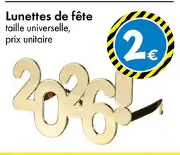 TEDi Lunettes de fête offre