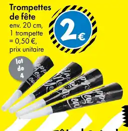 TEDi Trompettes de fête offre