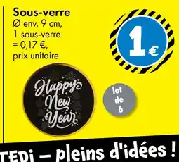 TEDi Sous-verre offre