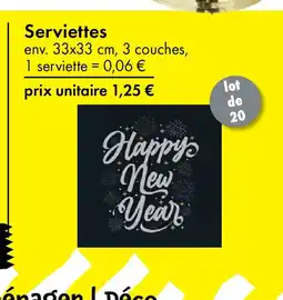TEDi Serviettes offre