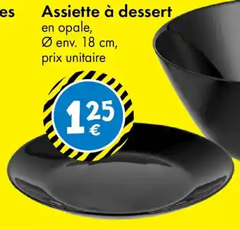 TEDi Assiette à dessert offre