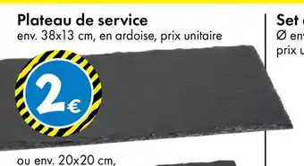 TEDi Plateau de service offre